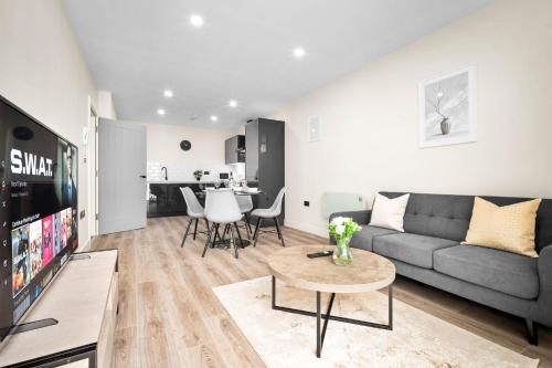 Stylish Two Bedroom Apartment - City Centre - JQ - Wifi - Netflix - 5AH, Birmingham (fotografie 5)