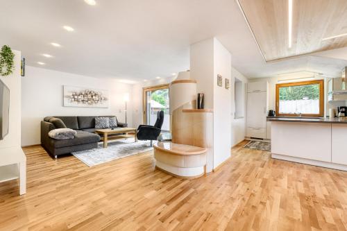 virtuve, Alpenferienwohnung in Bürs