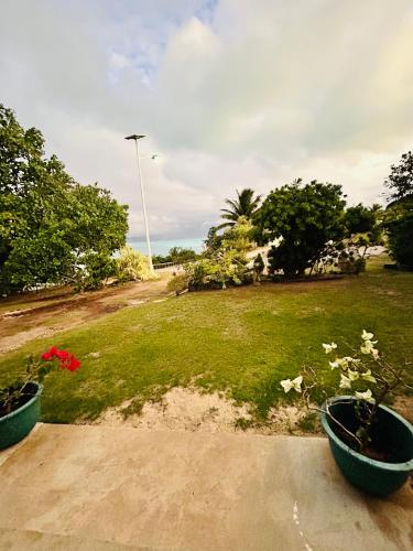 Surrounding environment, Tuaera Lodge near Maupiti Airport