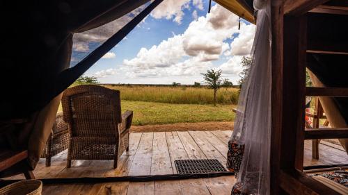 View, Zebra kemangore Bush Tented Lodge in Serengeti