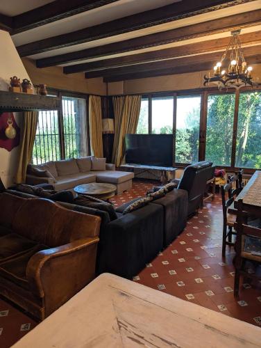 共用Lounge/電視區, El Chalet de Gloria in 聖瑪爾塔德托爾梅斯