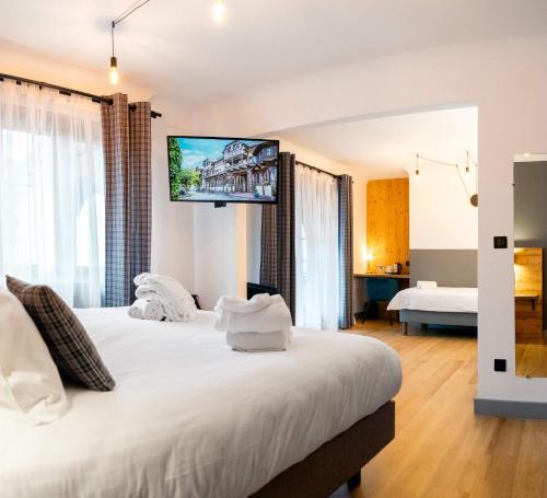 A szálláshely kívülről, Hotel au Heimbach in Lembach