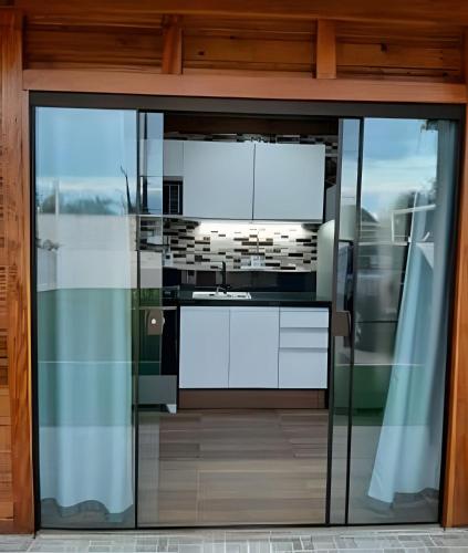 Kitchen, Sobrado Belo Campeche , a poucos passos da Praia in Morro das Pedras