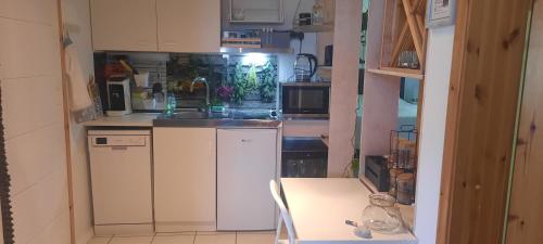 Køkken, Ferienwohnung in Schafflund