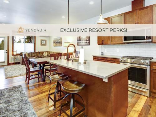 Suncadia 2 Bdrm Pet Friendly Townhome Steps Away from Pool