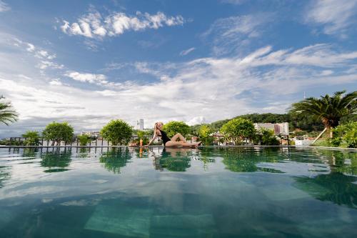 Swimming pool, River Way Hotel Ha Long near Halong Pearl Museum