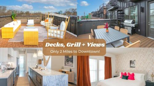 Roof Deck Grill VIEWS 2 Miles from Broadway in Nashville, USA
