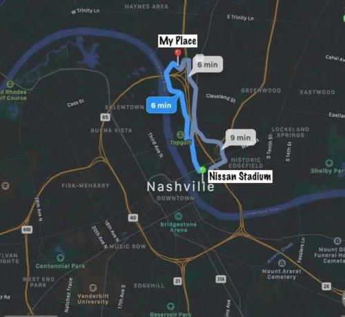 2 6 Miles to DOWNTOWN End Unit FREE PARKING in Nashville, USA
