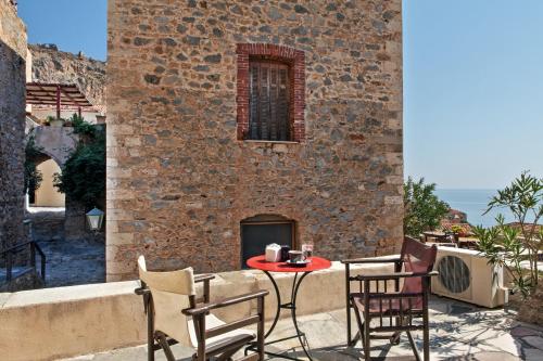 陽台/露台, 拜占庭精品酒店 (Byzantino Boutique Hotel) in 莫奈姆瓦夏