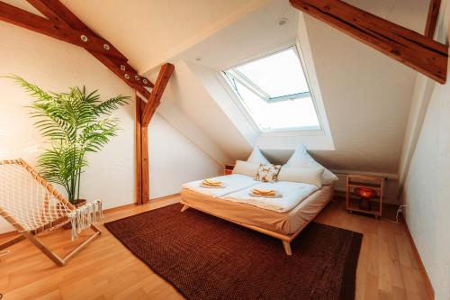 Spacious Penthouse with AC and Free Parking Steps Away From the Central Station, Koblenc (fotografie 5)