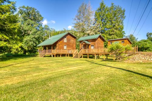 Scenic Log Cabin with Fire Pit and Stocked Creek! - image 3
