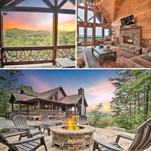 Long-Range Views Game Room Fire Pit Pets in Blue Ridge, USA