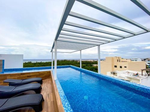 XKAA - Best Studio at 5th Ave with Pool Gym Steps to Beach — other in Calle 58 Nte, 5 Av. Nte. &, Luis Donaldo Colosio, 77728 Playa del Carmen, Q.R, Playa del Carmen, 77728, Mexico