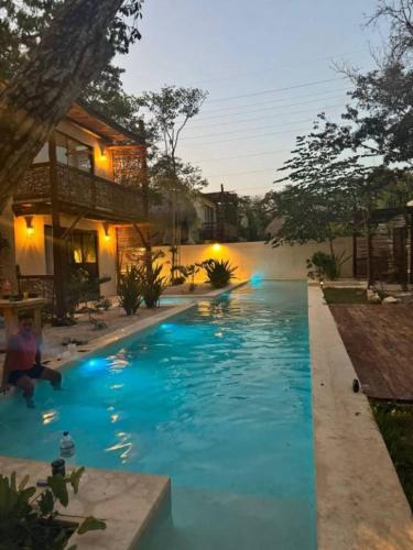 Villa Natural en Chemuyil in Balcheil, Mexico