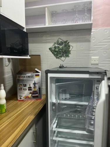 Kitchen, COZY and EXOTIC 3 BED 2 BATH WITH 24HRS LIGHT AND 20 MINS TO AIRPORT in Ifako Agege