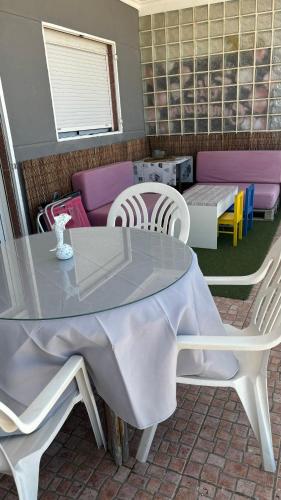 Erkély/terasz, Garbí Beachfront Apartament - Primera línea con vistas al Mar Mediterraneo (Garbi Beachfront Apartament - Primera linea con vistas al Mar Mediterraneo) in Bellreguard