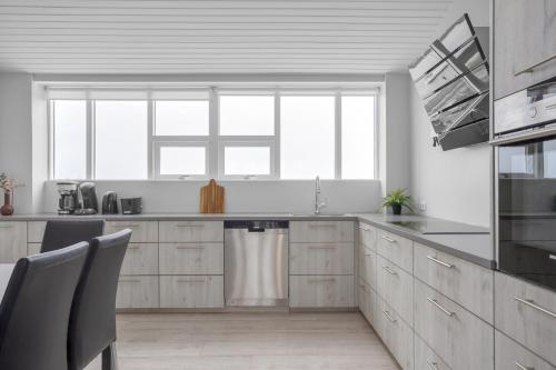 köök, Thorsplan Luxury Apartment in Hafnarfjordur