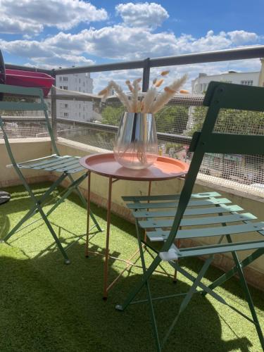 7 Guests, couchages- parking inclus- proche métro at door- 8min Paris, Cachan (foto 6)