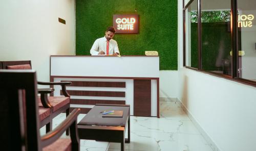 ล็อบบี้, Hotel Gold Suite, Kakkanad in โกชิ