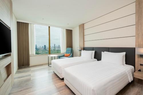 Standard Twin Room, 2 Twin Beds room in Solaria Nishitetsu Hotel Bangkok