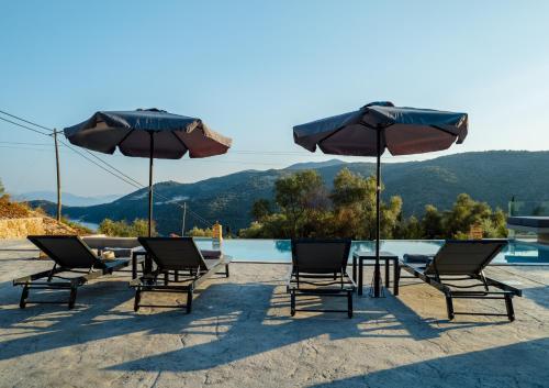 Peldbaseins, Irini's Villa in Mikros Gialos