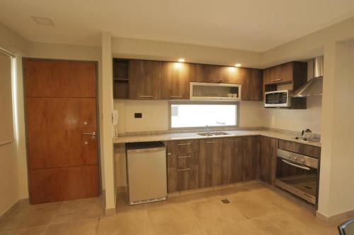 주방, Links Apart Hotel - 2 bedroom apartment in 리오 그란데