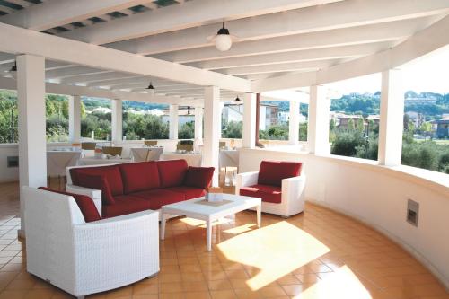Balcony/terrace, Ganimede Hotel in Sperlonga