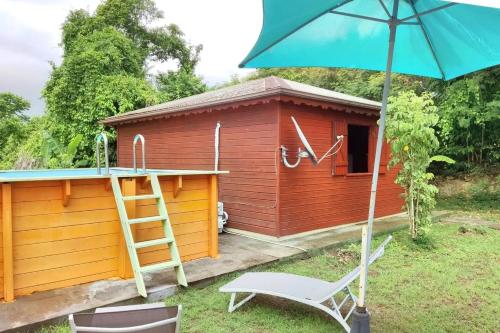 Garden, Bungalow charmant au Gosier in Mare Gaillard