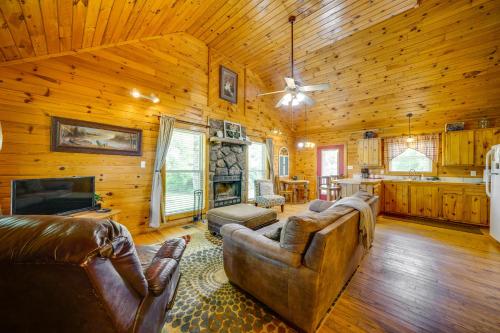 . Picturesque Oklahoma Cabin on 80 Acres w/ Views!