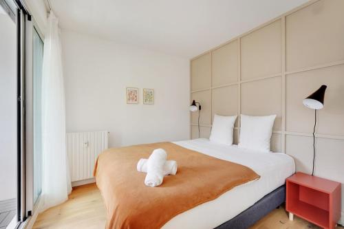 Bel appartement design proche Gare de Lyon, balcon, Paryż