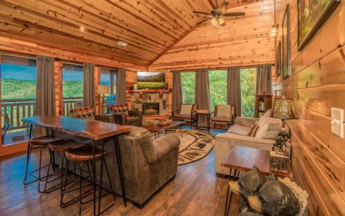Cliffside Mountain View - Private indoor pool gorgeous views theater game room and more! - image 8