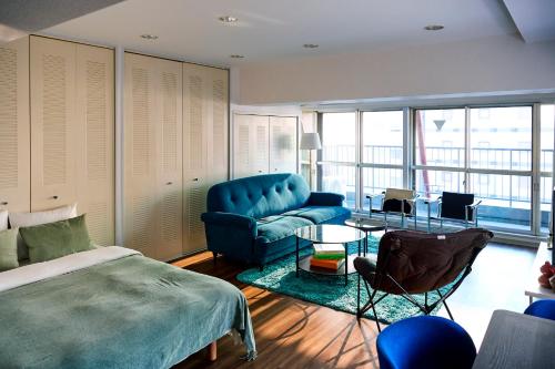 Central Shinjuku apartment with beautiful city view 3stops to Shibuya, Tokio