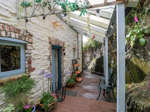 A szálláshely kívülről, Violet Cottage in Llangammarch Wells