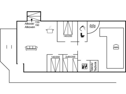  Holiday Home Therkil - 200m from the sea in NW Jutland by Interhome in Frøstrup
