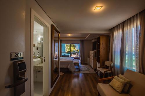 Hotel VillaReal Guaratuba - Caieiras - 공용 라운지/TV 시청 구역