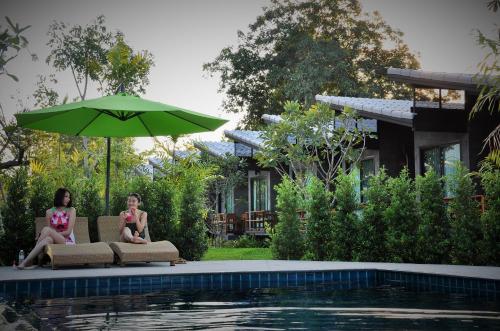 Swimming pool, Family House Zen Boutique Resort in Pai