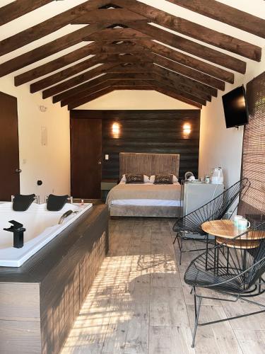 1 double bed