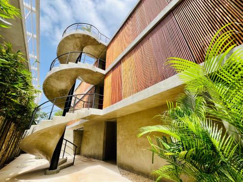 108B2 Seremonia Origen Private Pool Apartment King Bed Kitchen in Tulum, Mexico