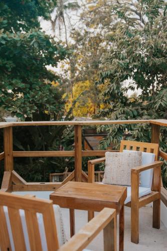 Terraza/balcón, Hotel Michanti in El Zonte