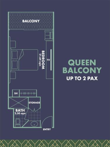 Queen Room with Balcony image 1