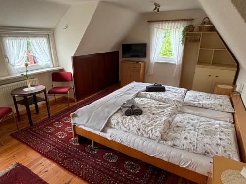 Reetgedecktes Ferienhaus am Strandweg in Lütjensee (Reetgedecktes Ferienhaus am Strandweg in Lutjensee) in Lütjensee