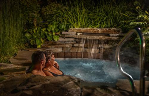 Hot tub, Auberge des Falaises in La Malbaie (QC)
