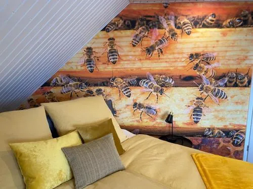 Bienenstock in Venningen, Deutschland