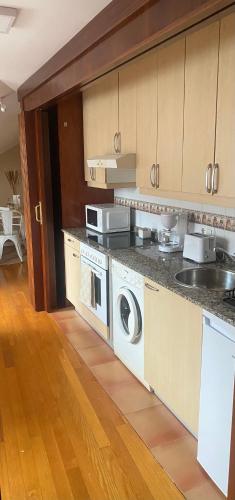 Kitchen, Apartamento en Infiesto Centro in Pilona