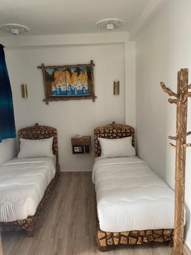 2 twin beds