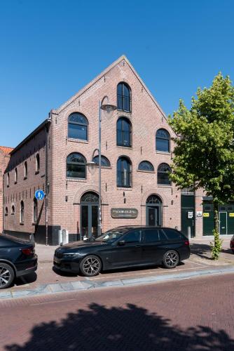 A szálláshely kívülről, Stadslogement De Vooruitgang in Sneek binnen de grachten
