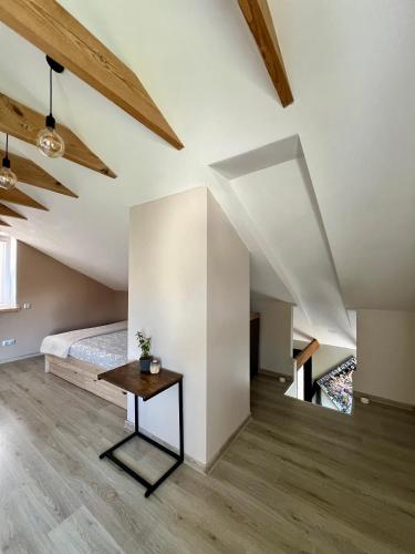 Two story tiny house