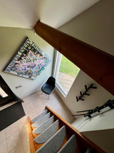 Two story tiny house