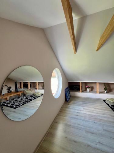 Two story tiny house