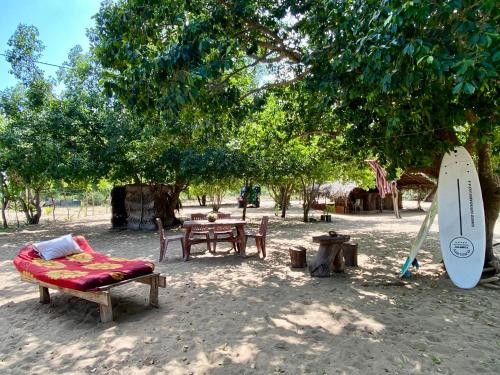 Dārzs, Nilana beach cabana in Panama